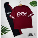 ست لباس راحتی زنانه پنبه گلکسی مدل good سایز فری 38 تا 46