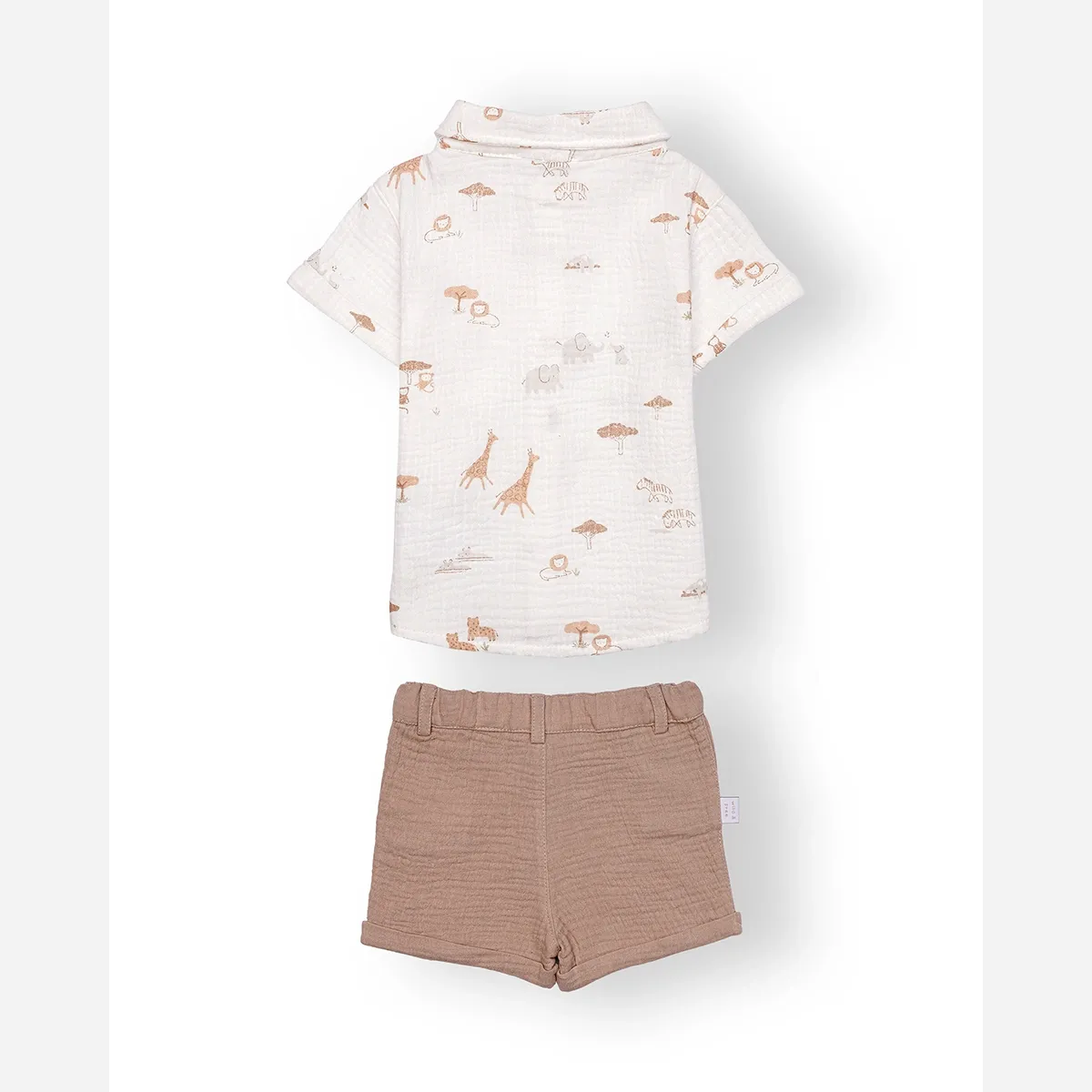 پیراهن و شلوارک پسرانه طرح فیلا