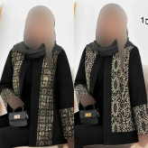کت زنانه مدل ماندانا جنس پرشین مکانیک و سوزن دوزی فری سایز شیک و مجلسی