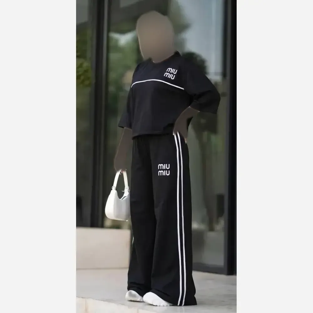 ست مهشاد زنانه جنس اسپان گلکسی رنگ مشکی فری سایز