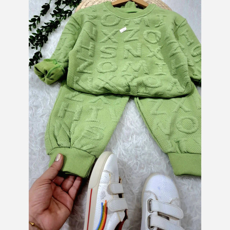 بلوز شلوار ژاکارد اسپرت دخترانه و پسرانه سایز 40 تا 55