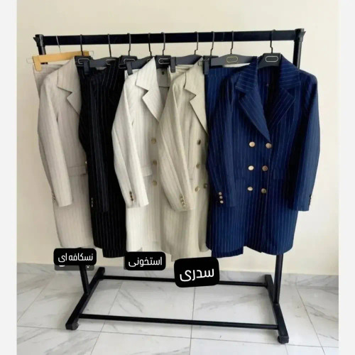 ست اداری ومجلسی سارا پارچه مازراتی کجراه درجه یک