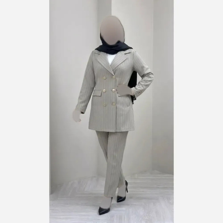 ست اداری ومجلسی سارا پارچه مازراتی کجراه درجه یک