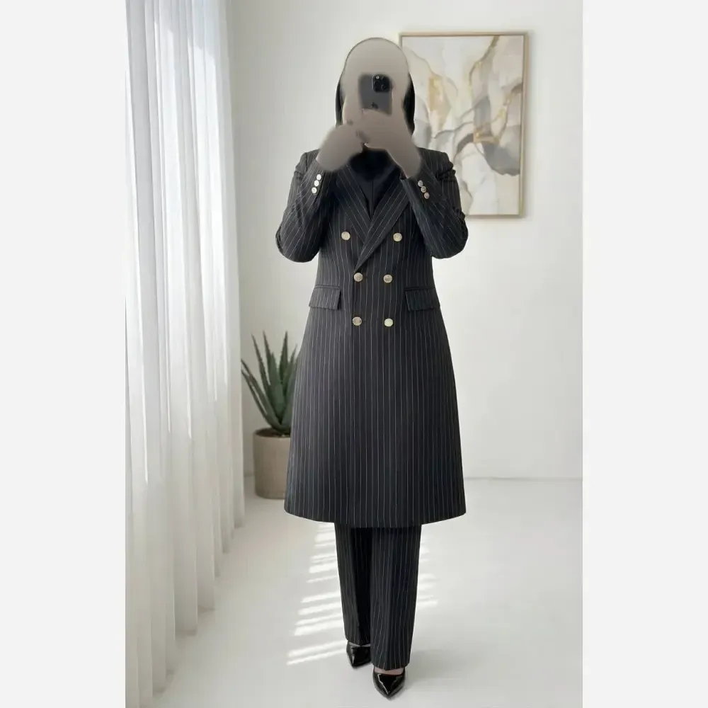 ست اداری ومجلسی سارا پارچه مازراتی کجراه درجه یک