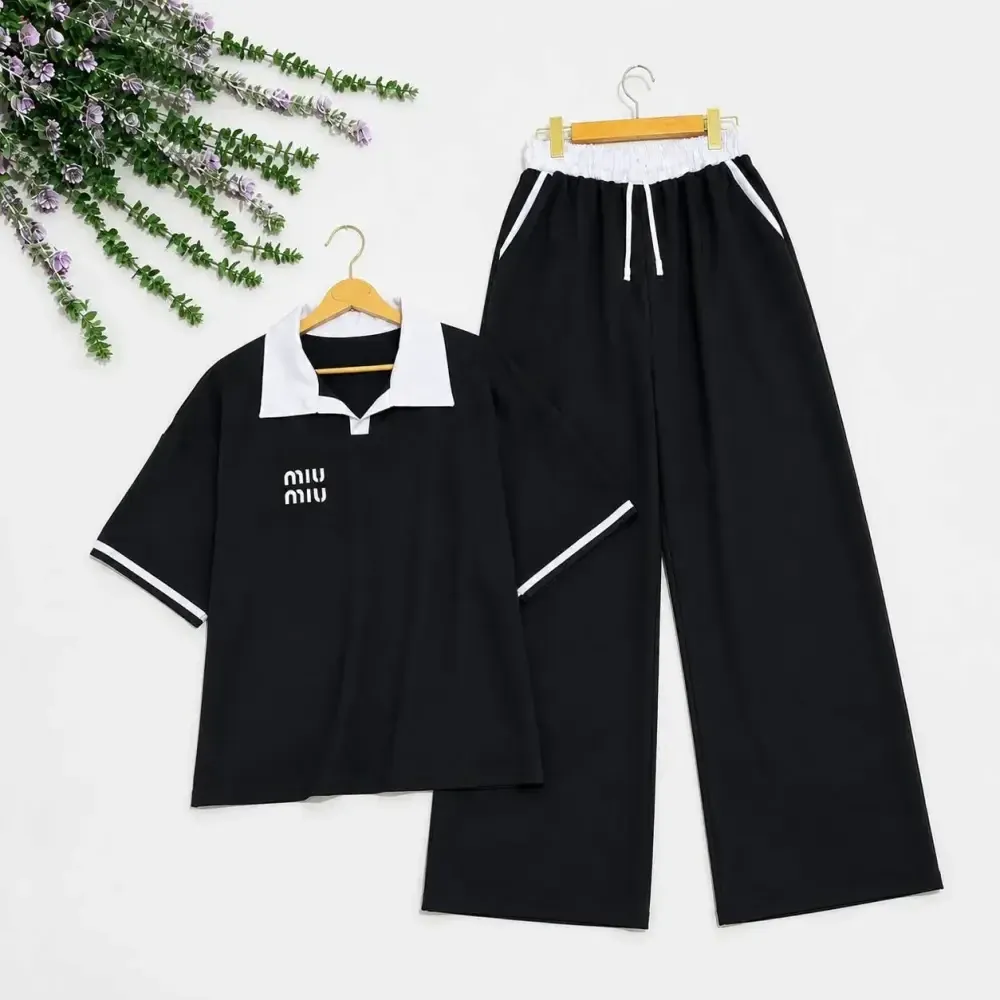 ست تیشرت و شلوار مازراتی miu miu درجه یک سایز 38 تا 48