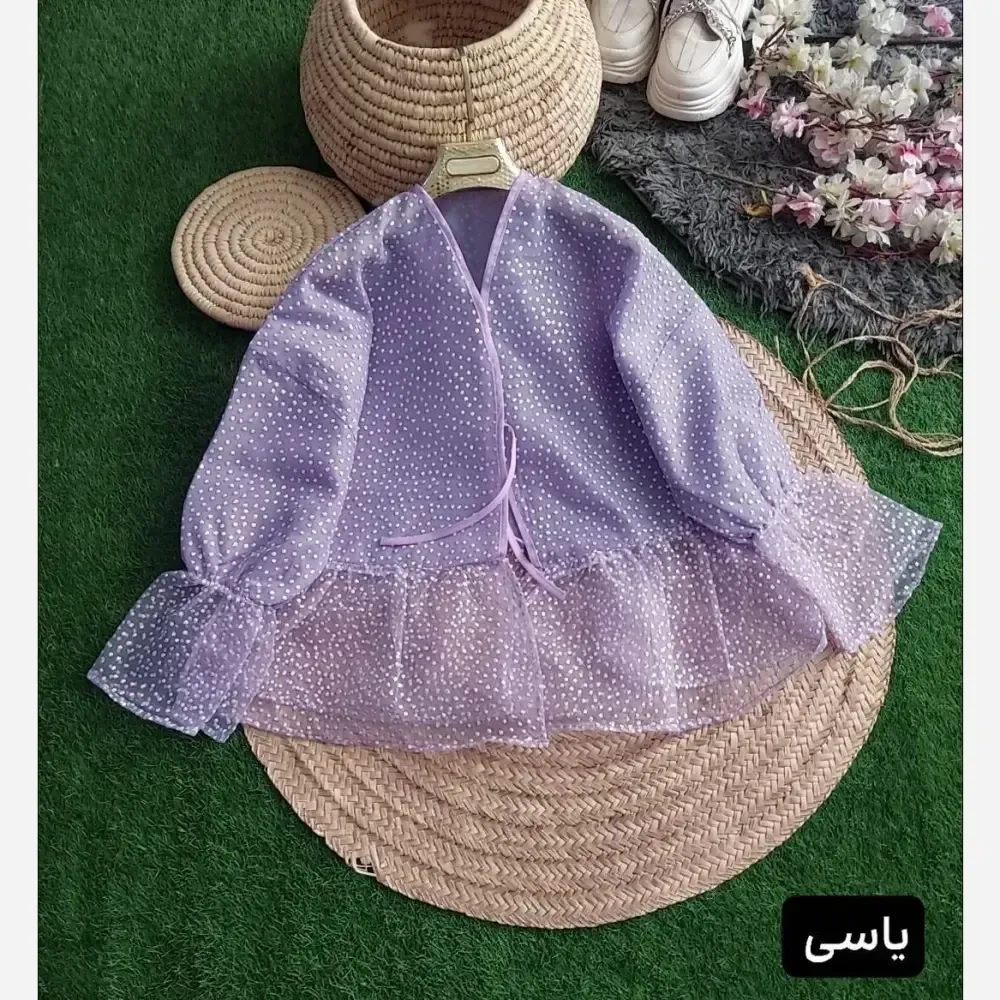 مانتو مزونی عروسکی تور اعلا اکلیل دار آستردار فری سایز 38 تا 46
