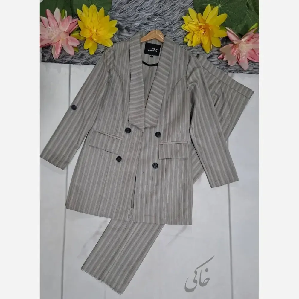 کت و شلوار دیپلمات مزونی پرشیا دیپلمات جلو باز شلوار راسته