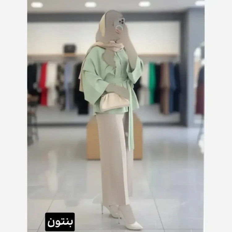 ست مانتو شلوار مازراتی مدل شنیز فری سایز تا 48