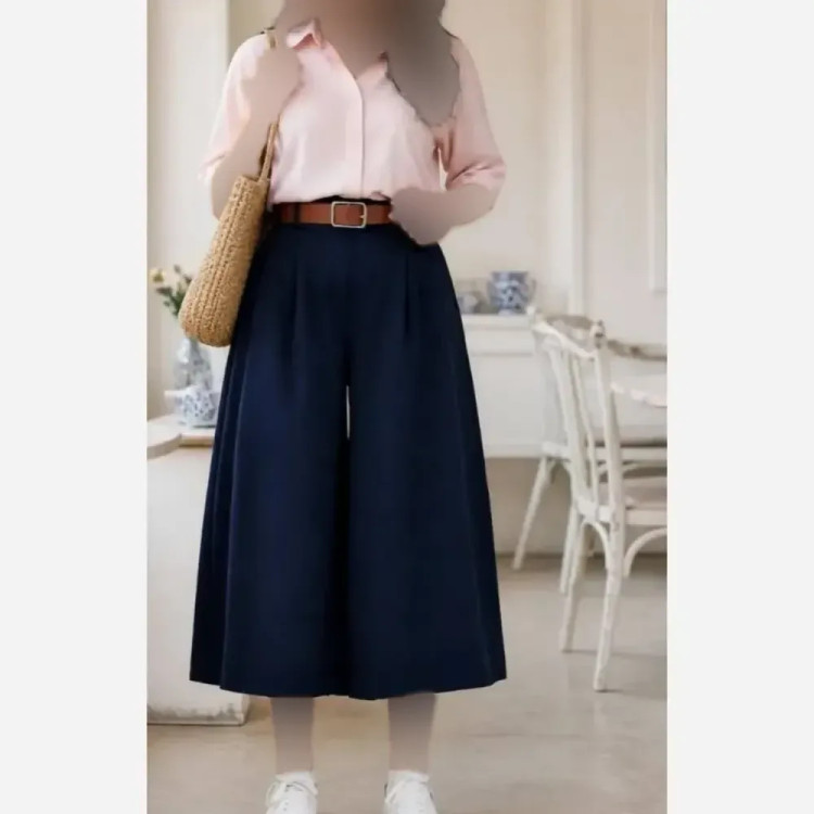 دامن شلواری زنانه لنین درجه یک مدل رونیکا