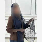 شال تور دانتل طرحدار حاشیه دانتل ابعاد 180 در 70 زنانه