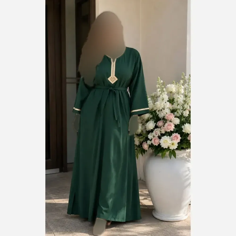 پیراهن زنانه طلا کوب نخ وارداتی فری سایز خنک بهاره تابستانه