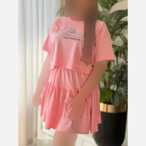 کراپ دامن نخی زنانه مدل ساشا فری سایز 36 تا 46 رنگبندی متنوع