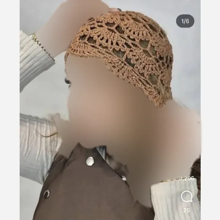 کلاه قلاب بافی زنانه رنگی