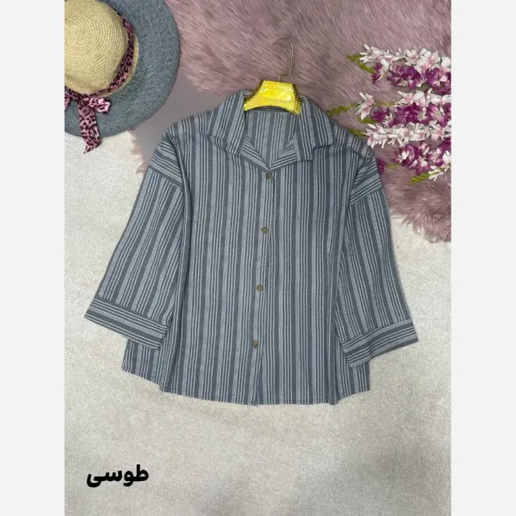 شومیز پانچ زنانه جنس مراکشی زنبوری فری سایز 38 تا 46