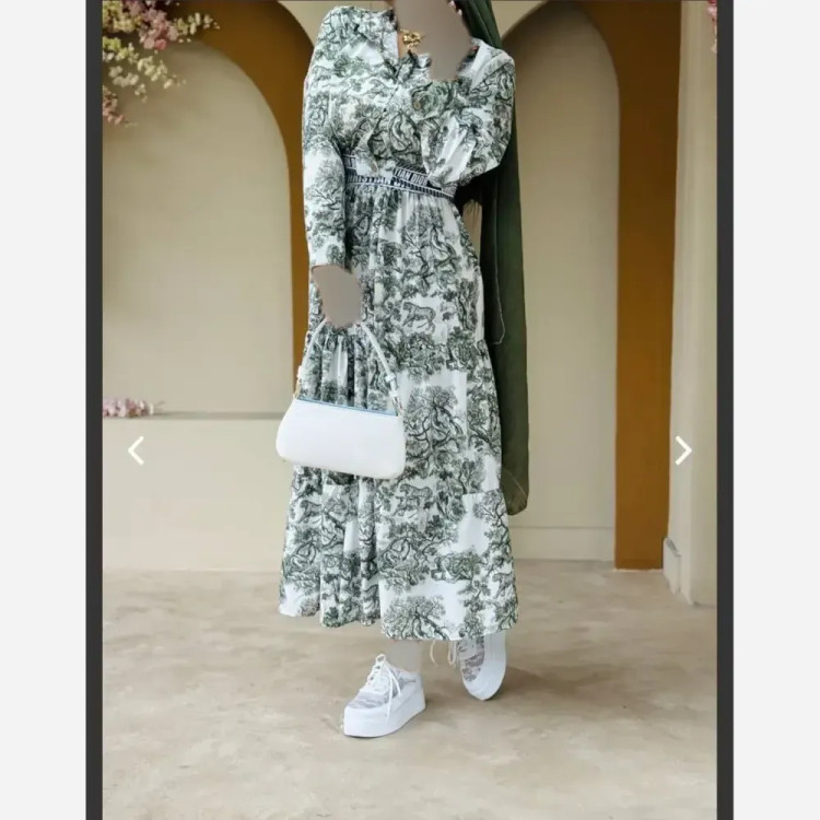 ست اسپرت دخترانه کراپ و دامن فلور نخ درجه یک سایز 36 تا 44