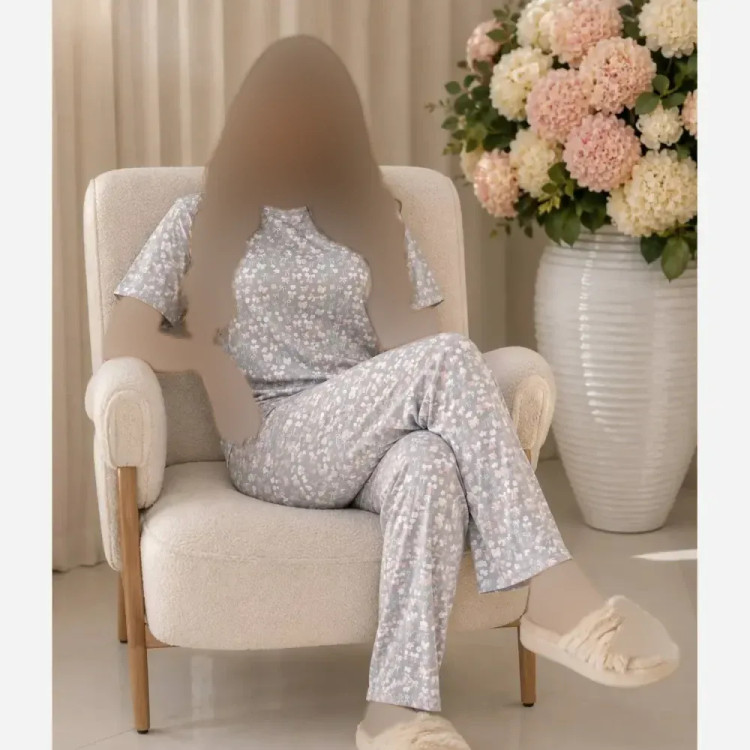 ست گیاهی خانگی زنانه نرم و لطیف فری سایز درجه یک