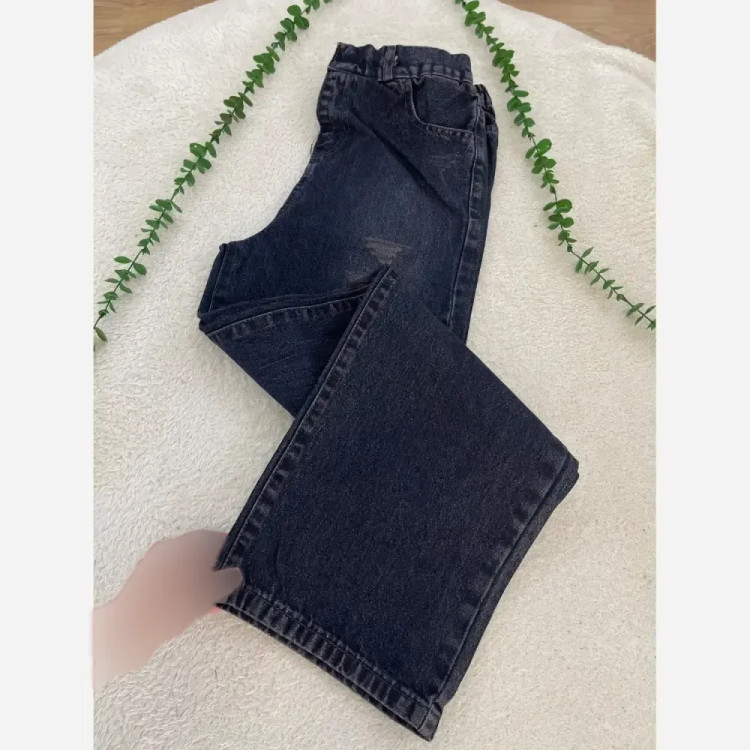 شلوار جین فول بگ ژیوار جنس جین ترک رنگی سایز متنوع