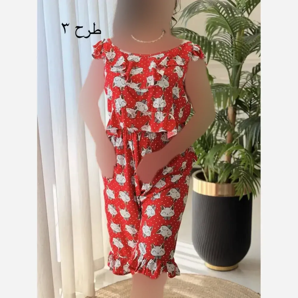ست لباس راحتی زنانه مدل ماریا تمام نخ فری سایز