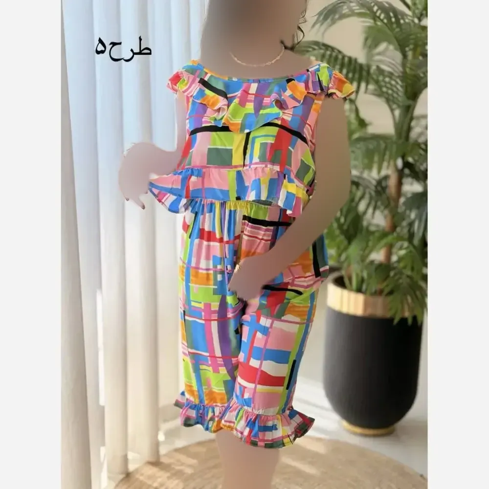 ست لباس راحتی زنانه مدل ماریا تمام نخ فری سایز