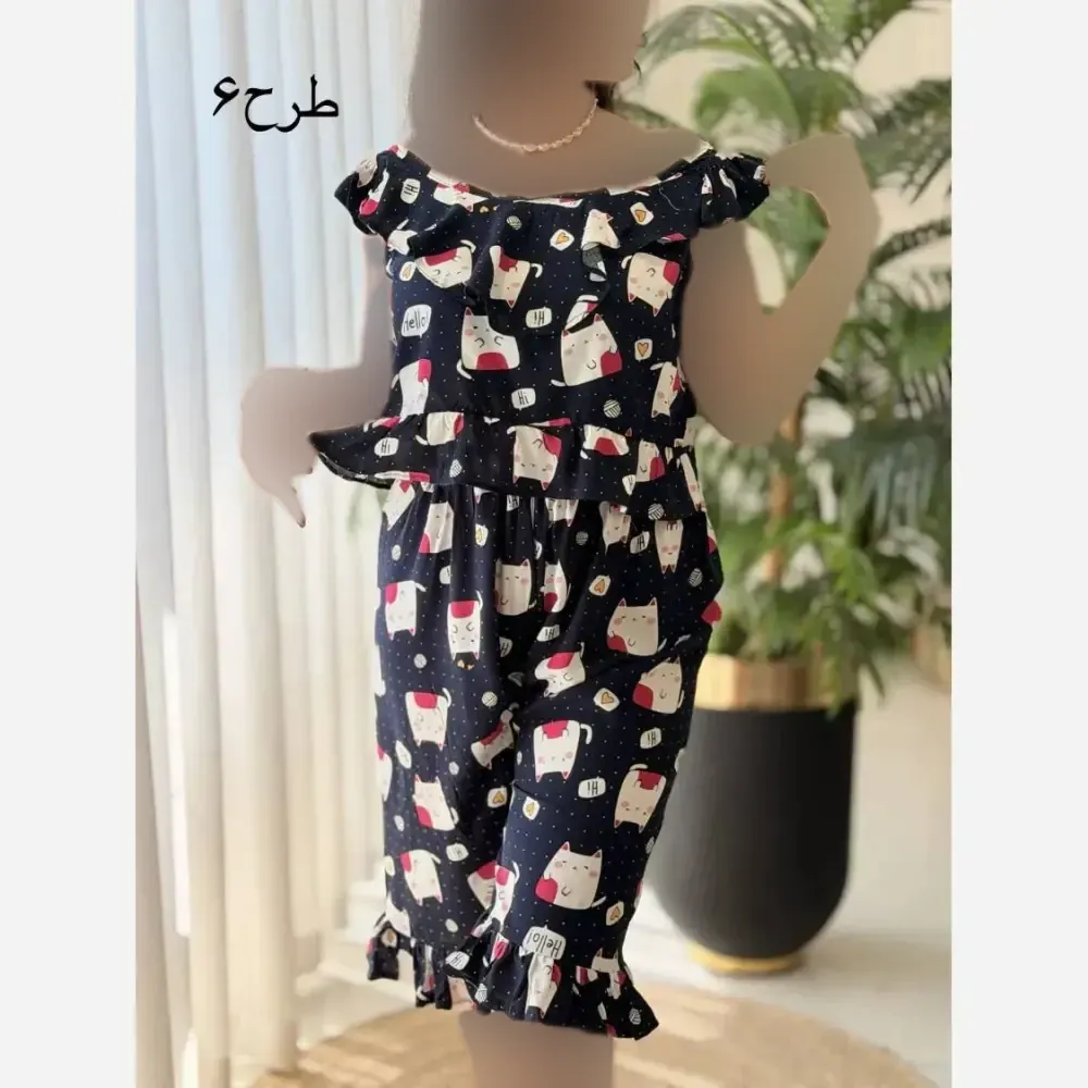 ست لباس راحتی زنانه مدل ماریا تمام نخ فری سایز