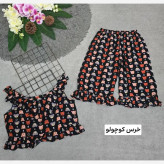 ست لباس راحتی زنانه مدل ماریا تمام نخ فری سایز