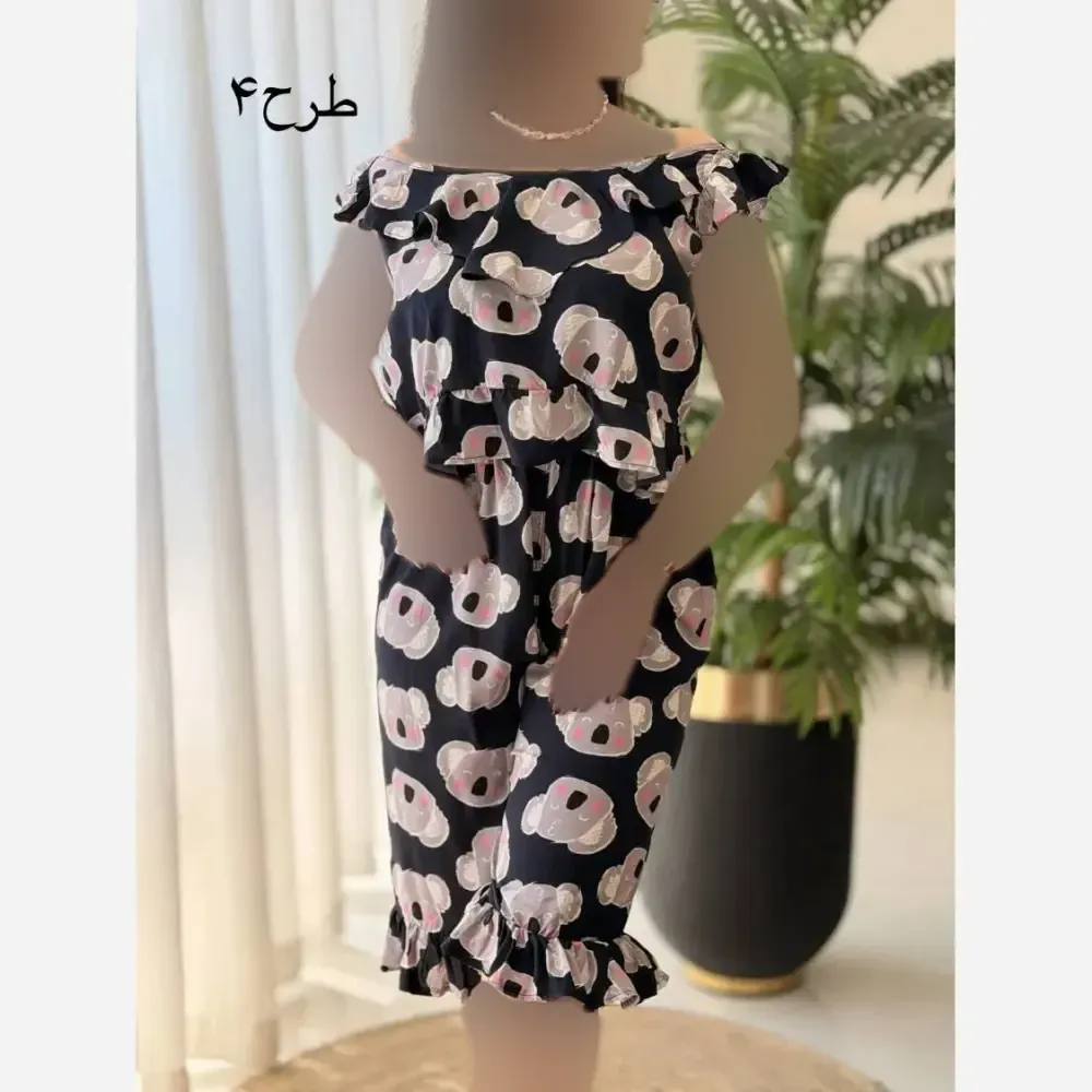 ست لباس راحتی زنانه مدل ماریا تمام نخ فری سایز