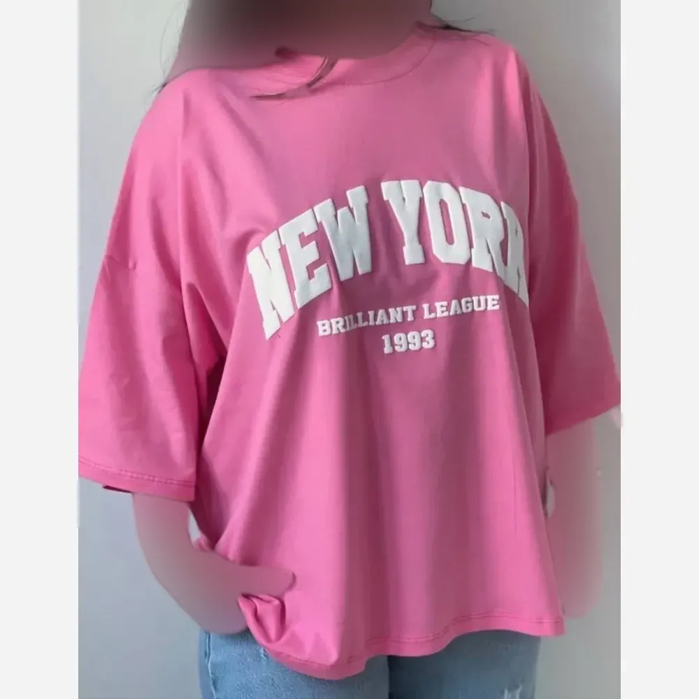 تیشرت باکسی NEW YORK 1993 فری سایز سوپر پنبه رنگبندی متنوع
