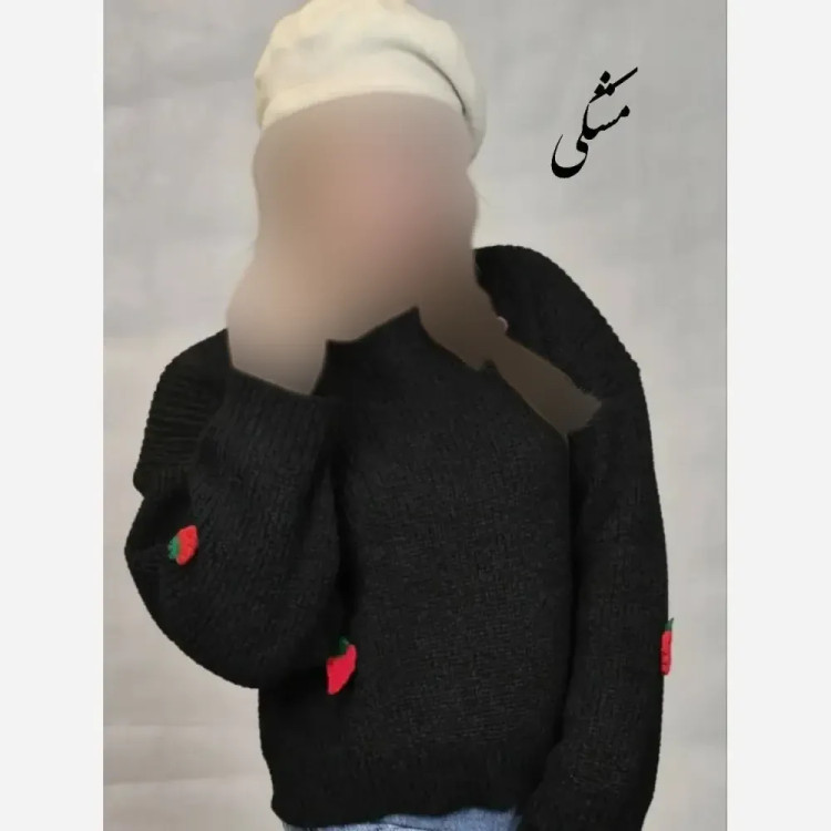 کراپ بافت زنانه توت فرنگی فری سایز تا 48 در رنگبندی متنوع