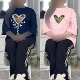 ست بلوبری زنانه پنبه با کیفیت فری سایز 38 تا 46