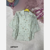 شومیز عروسکی بابونه پری شیشه ای زنانه فری سایز 38 تا 46