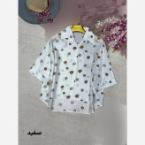 شومیز عروسکی بابونه پری شیشه ای زنانه فری سایز 38 تا 46