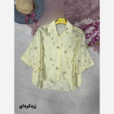 شومیز عروسکی بابونه پری شیشه ای زنانه فری سایز 38 تا 46