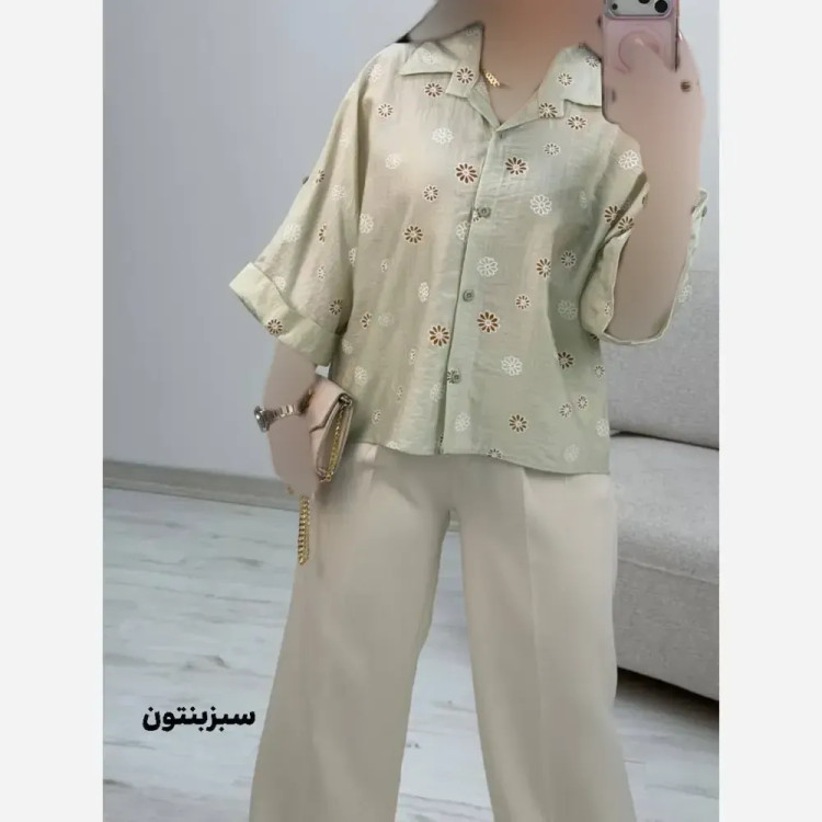 شومیز عروسکی بابونه پری شیشه ای زنانه فری سایز 38 تا 46