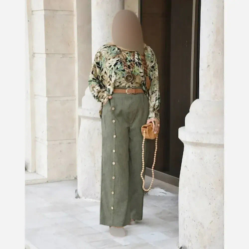 شومیز شلوار زنانه بوگاتی و شانتون آیشیکو سایز 38 تا 48
