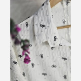 شومیز زنانه طرح alo جنس ینزی لمه دار فری سایز