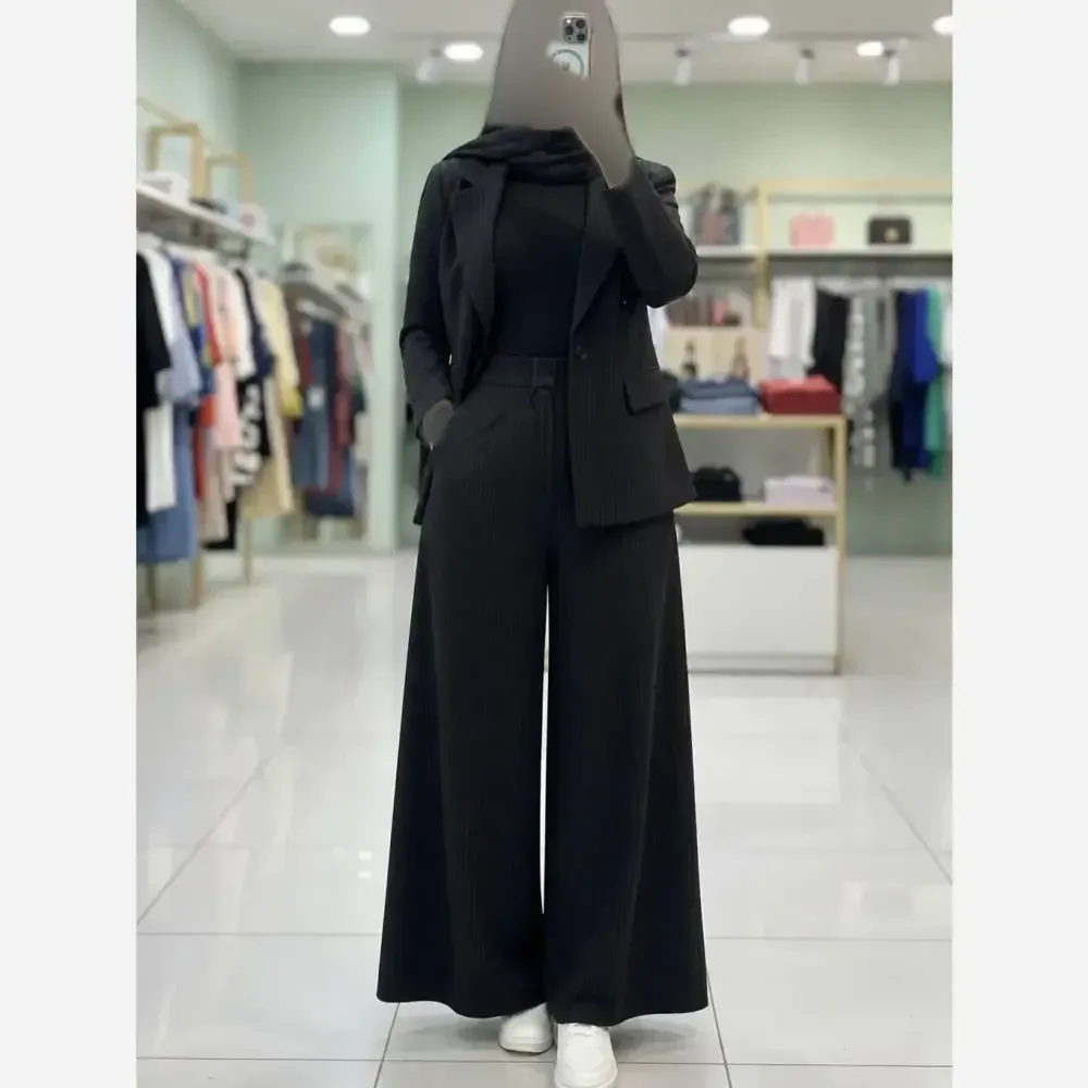 کت و شلوار زنانه مدل بهناز جنس پرشیادونخ فول بگ سایز 38 تا 46