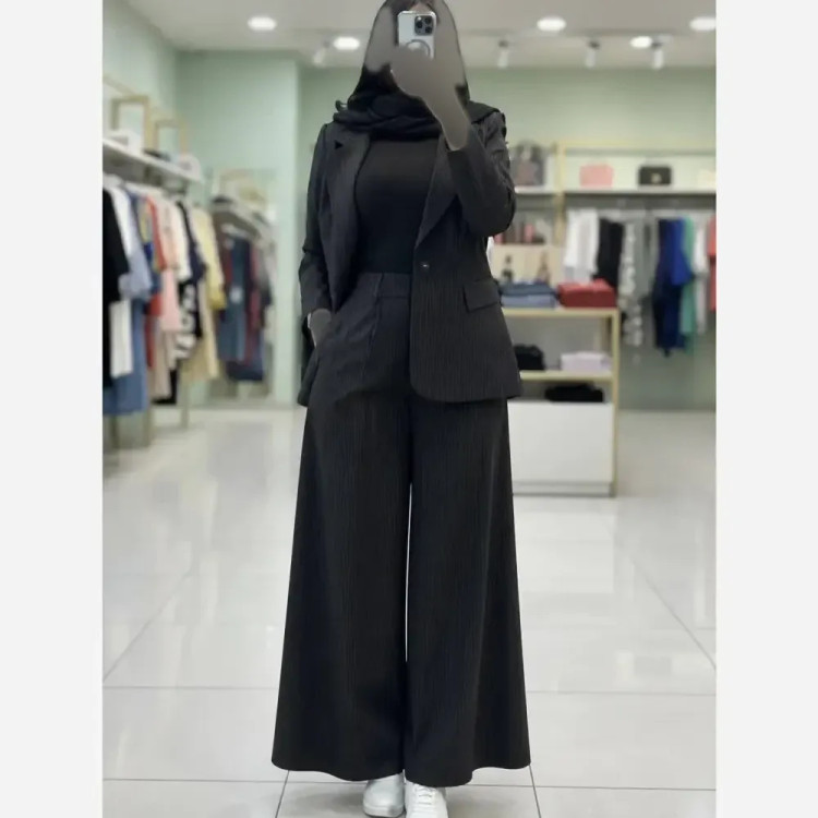 کت و شلوار زنانه مدل بهناز جنس پرشیادونخ فول بگ سایز 38 تا 46