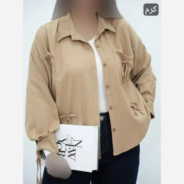 شومیز عروسکی گیسو کراش پفکی درجه یک در رنگ بندی متنوع سایز 38 تا 46