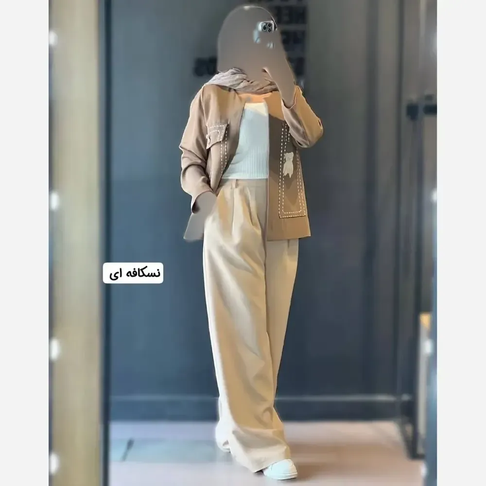 کت و شلوار زنانه گلدوزی پاندا جنس مازراتی