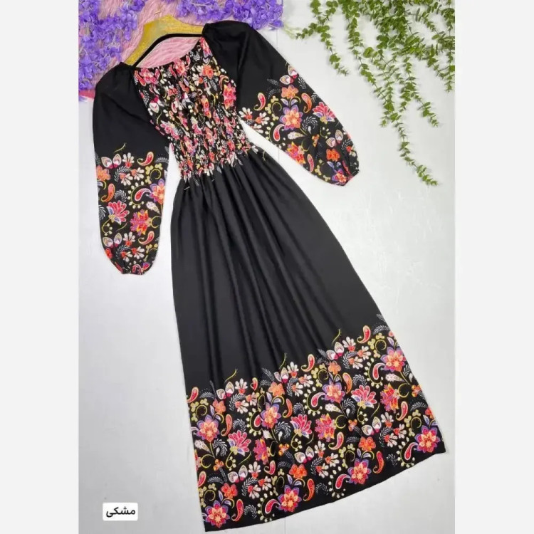 ساحلی سیمین زنانه نخ ایرانی مشکی سورمه ای سایز 38 تا 50