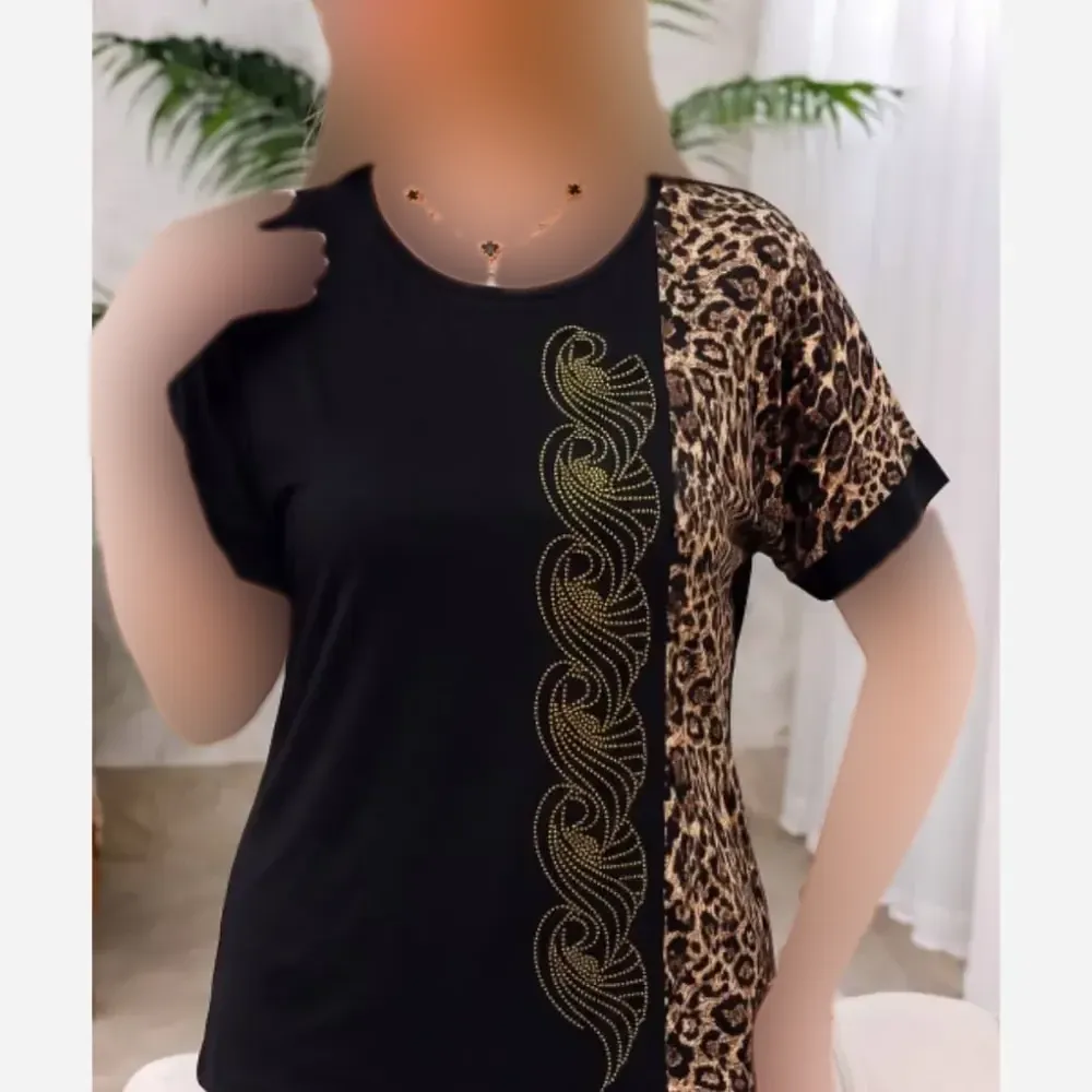 ست بلوز و شلوار زنانه قواره دار ویسکوز الیزه کش سایز 38 تا 48
