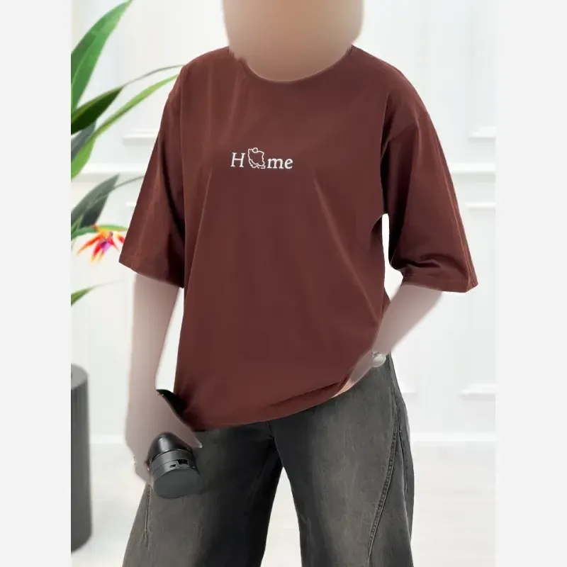 تیشرت هوم سوپر پنبه درجه یک فری سایز