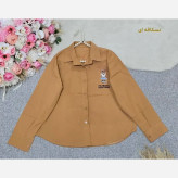 شومیز مانتویی طرح polo جنس کتان لینن نخی فری سایز