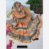 شال مصری نخی سانسفور ضد چروک ابعاد 70 در 182 سانتی متر