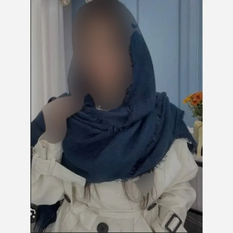 شال زنانه زارا کنف سنگ شور لب ریش بهاره