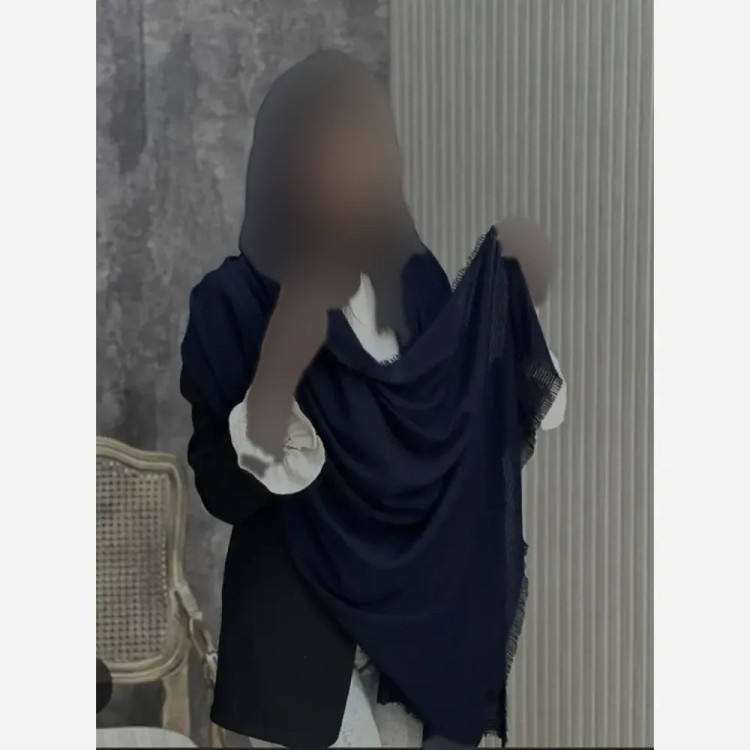 شال زنانه زارا کنف سنگ شور لب ریش بهاره