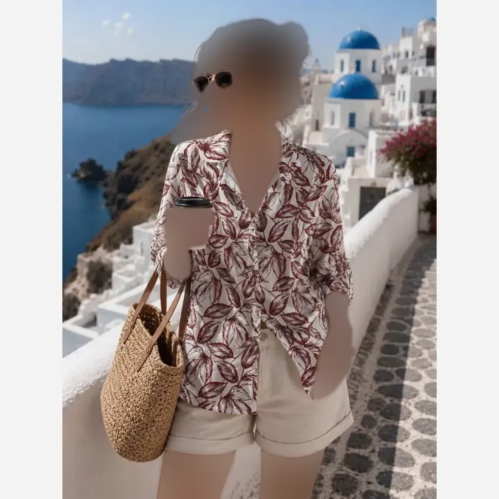 شومیز زنانه مدل کیانا جنس سوپر ینزی درجه یک فری سایز