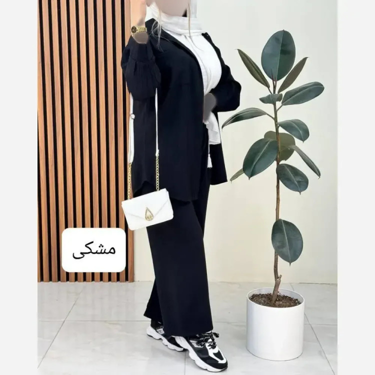ست لباس زنانه مدل سنبل الطیب جنس ایوا سایز فری 36 تا 46