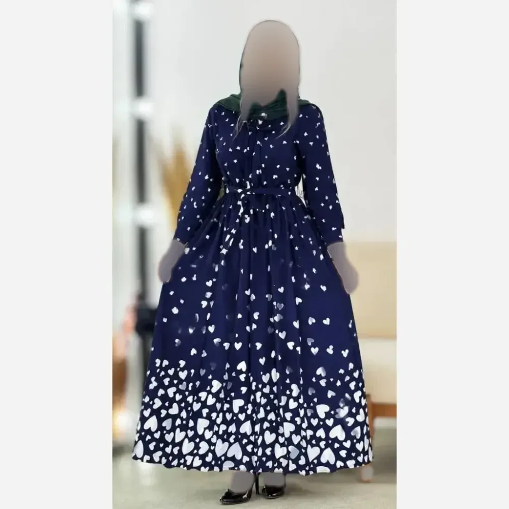 پیراهن زنانه سوگل جنس بوگاتی رنگ مشکی فری سایز