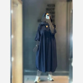 کفتان زنانه جلودکمه آستین پاگون جنس لینن اعلا سایز فری 38 تا 46